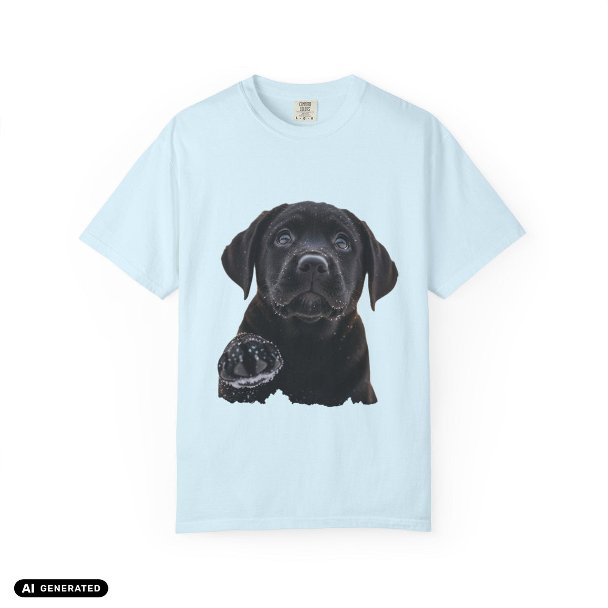 Labrador Welpe T-Shirt – Hunde-Grafik-Tee | musikworlds Artist Collection – AI GENERATED / KI-GENERIERT