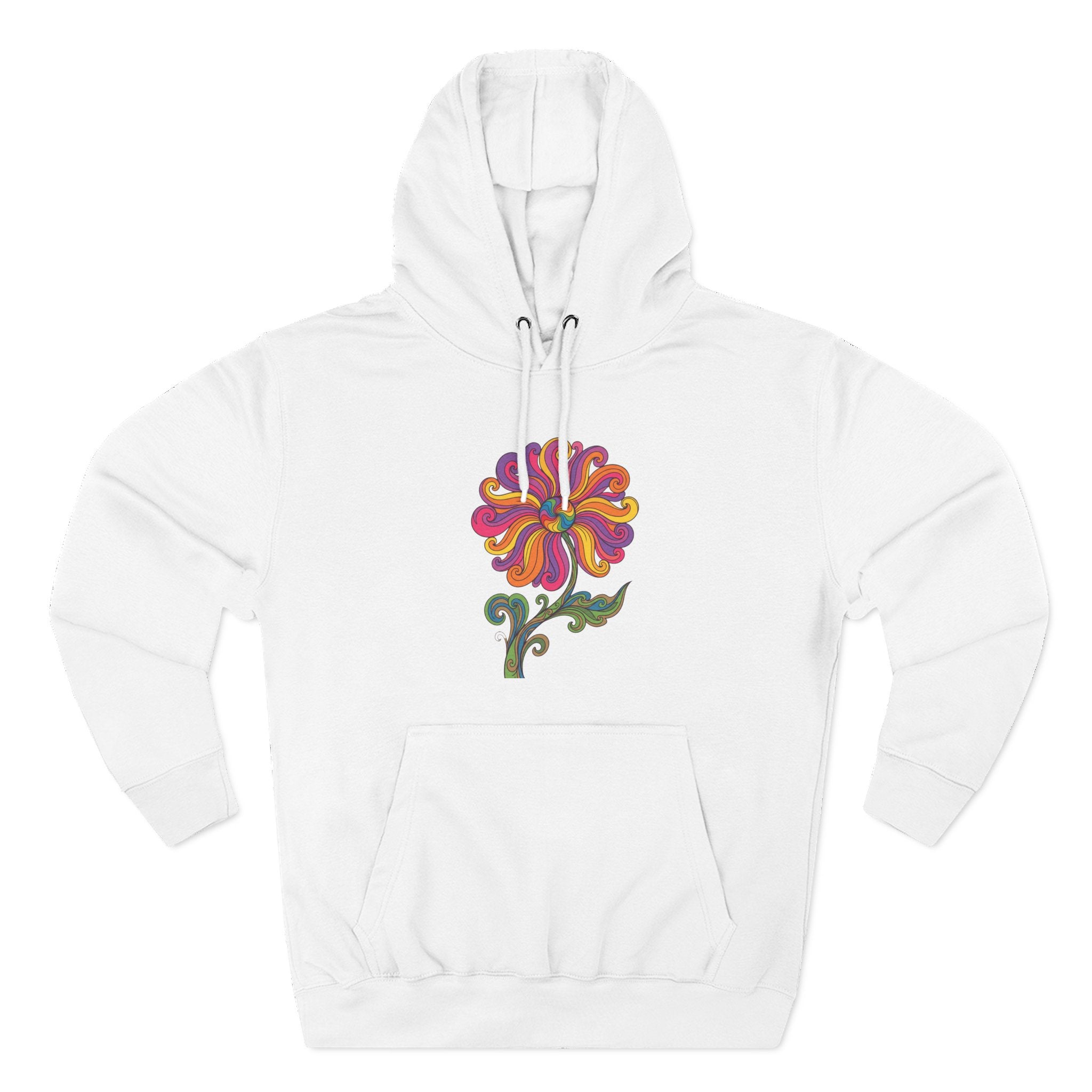 Three-Panel Fleece Hoodie