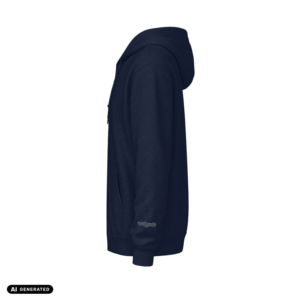 Zip Hoodie | musikworlds – AI GENERATED / KI-GENERIERT