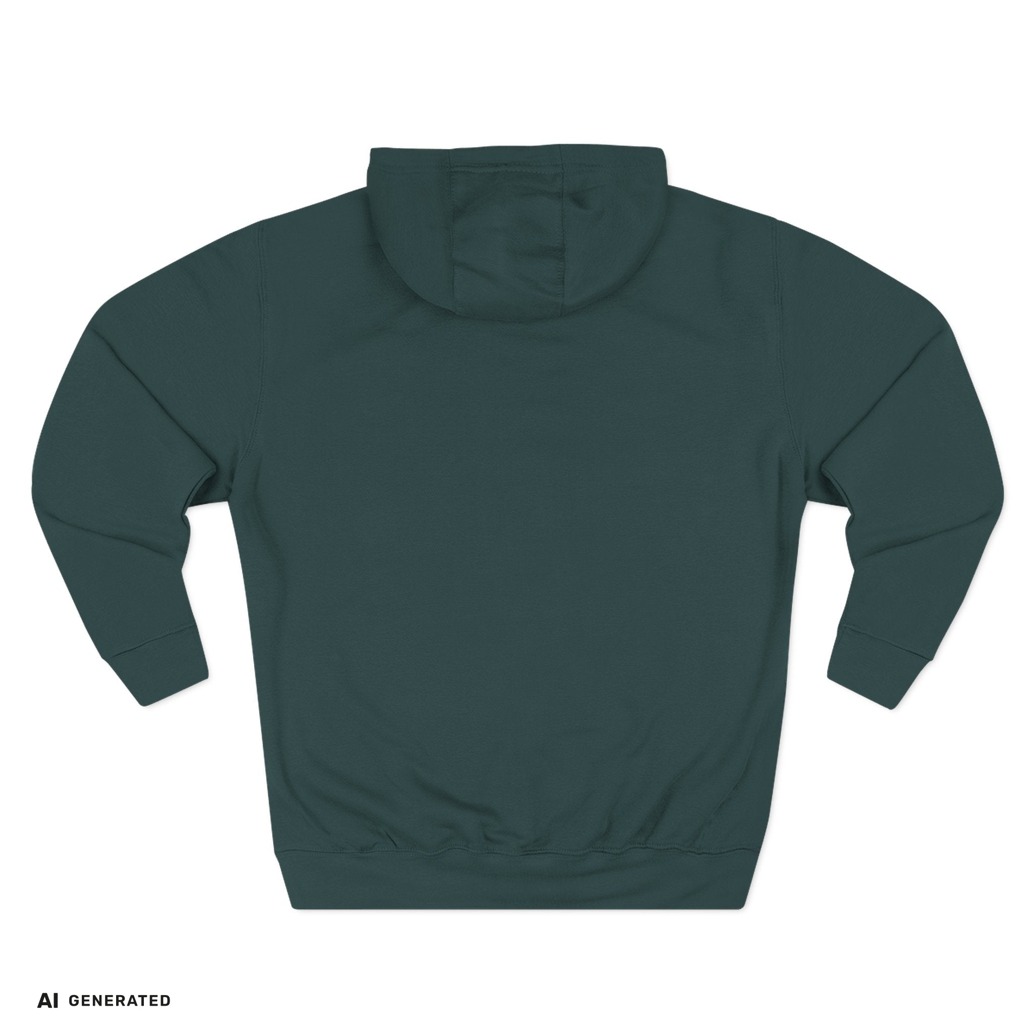 Three-Panel Fleece Hoodie – Kuscheliger Kapuzenpullover | musikworlds Artist Collection – AI GENERATED / KI-GENERIERT