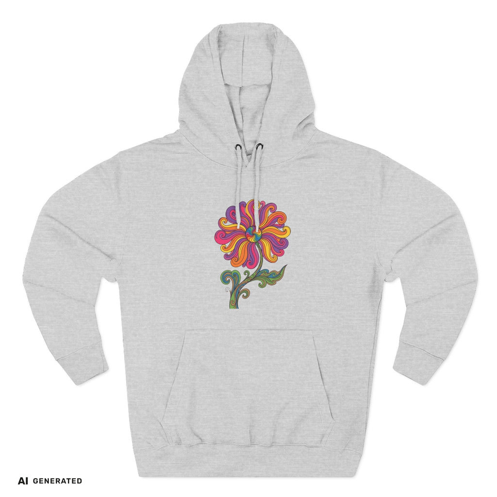 Three-Panel Fleece Hoodie – Kuscheliger Kapuzenpullover | musikworlds Artist Collection – AI GENERATED / KI-GENERIERT