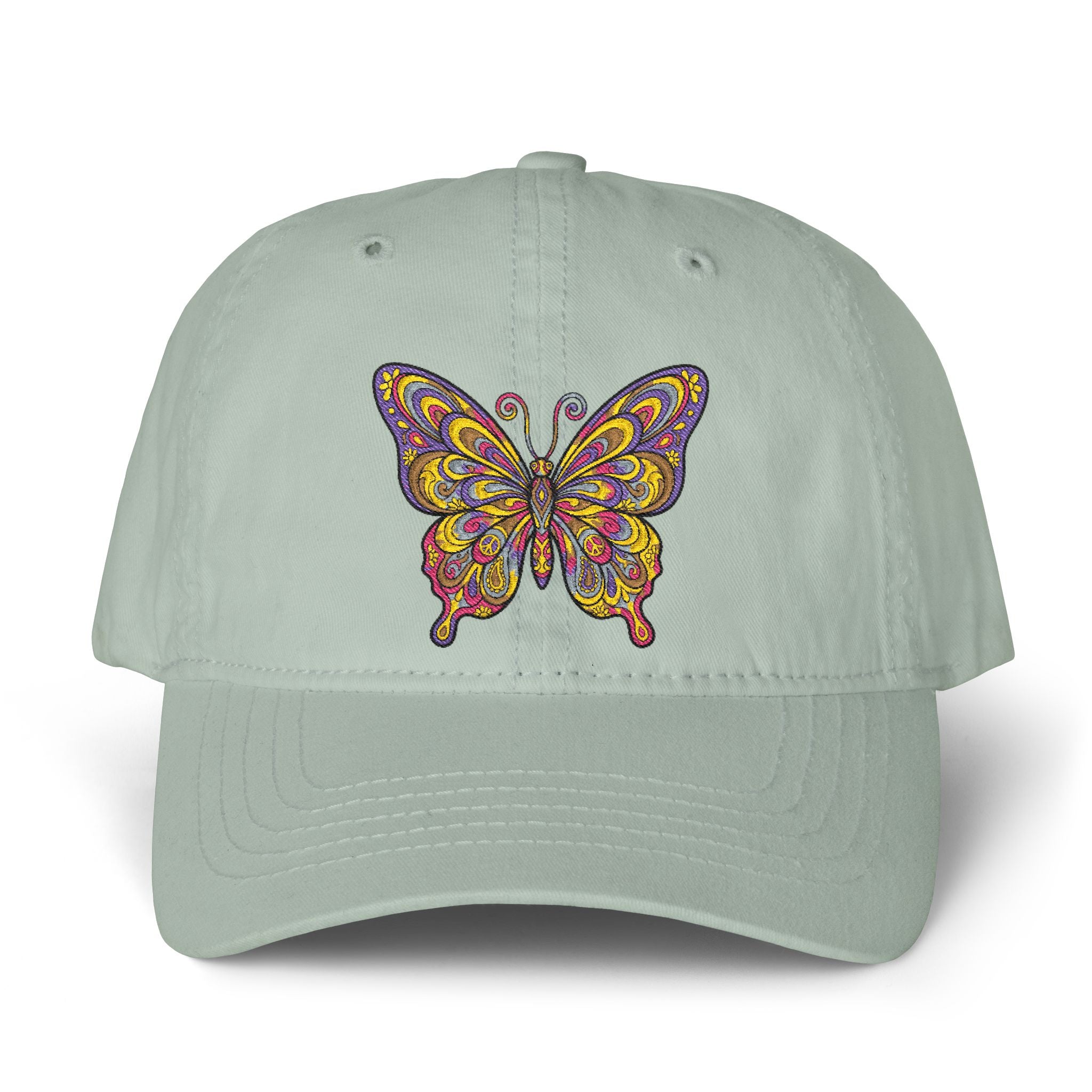 Women's Pigment-Dyed Cap with Fashion Undervisor (Embroidery)