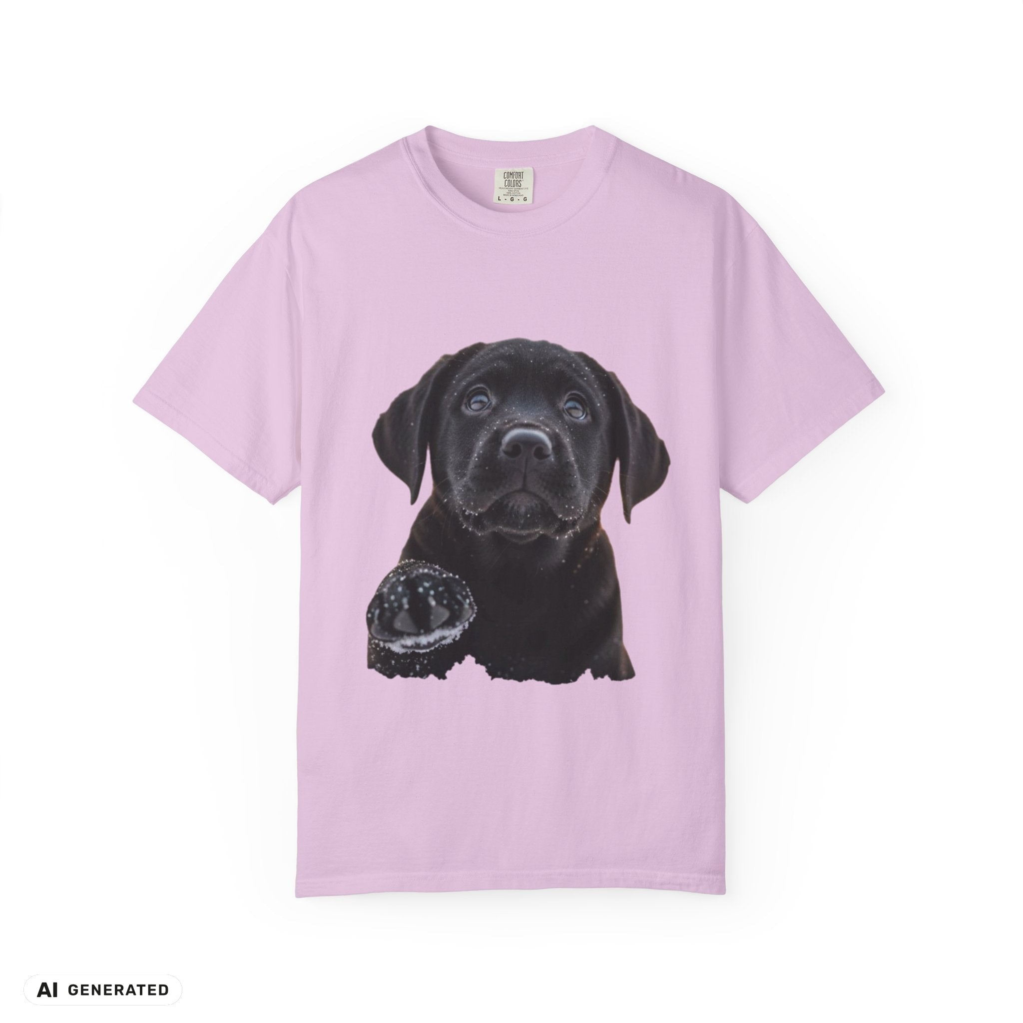 Labrador Welpe T-Shirt – Hunde-Grafik-Tee | musikworlds Artist Collection – AI GENERATED / KI-GENERIERT