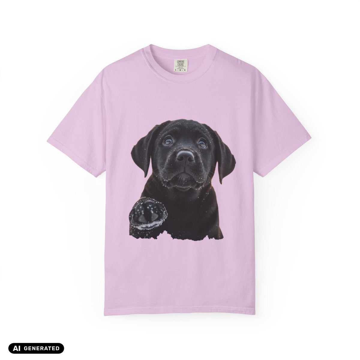 Labrador Welpe T-Shirt – Hunde-Grafik-Tee | musikworlds Artist Collection – AI GENERATED / KI-GENERIERT