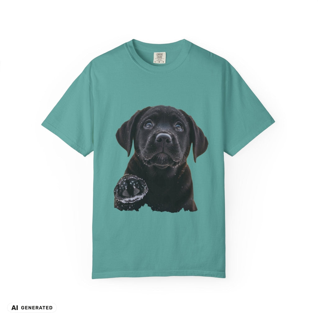 Labrador Welpe T-Shirt – Hunde-Grafik-Tee | musikworlds Artist Collection – AI GENERATED / KI-GENERIERT