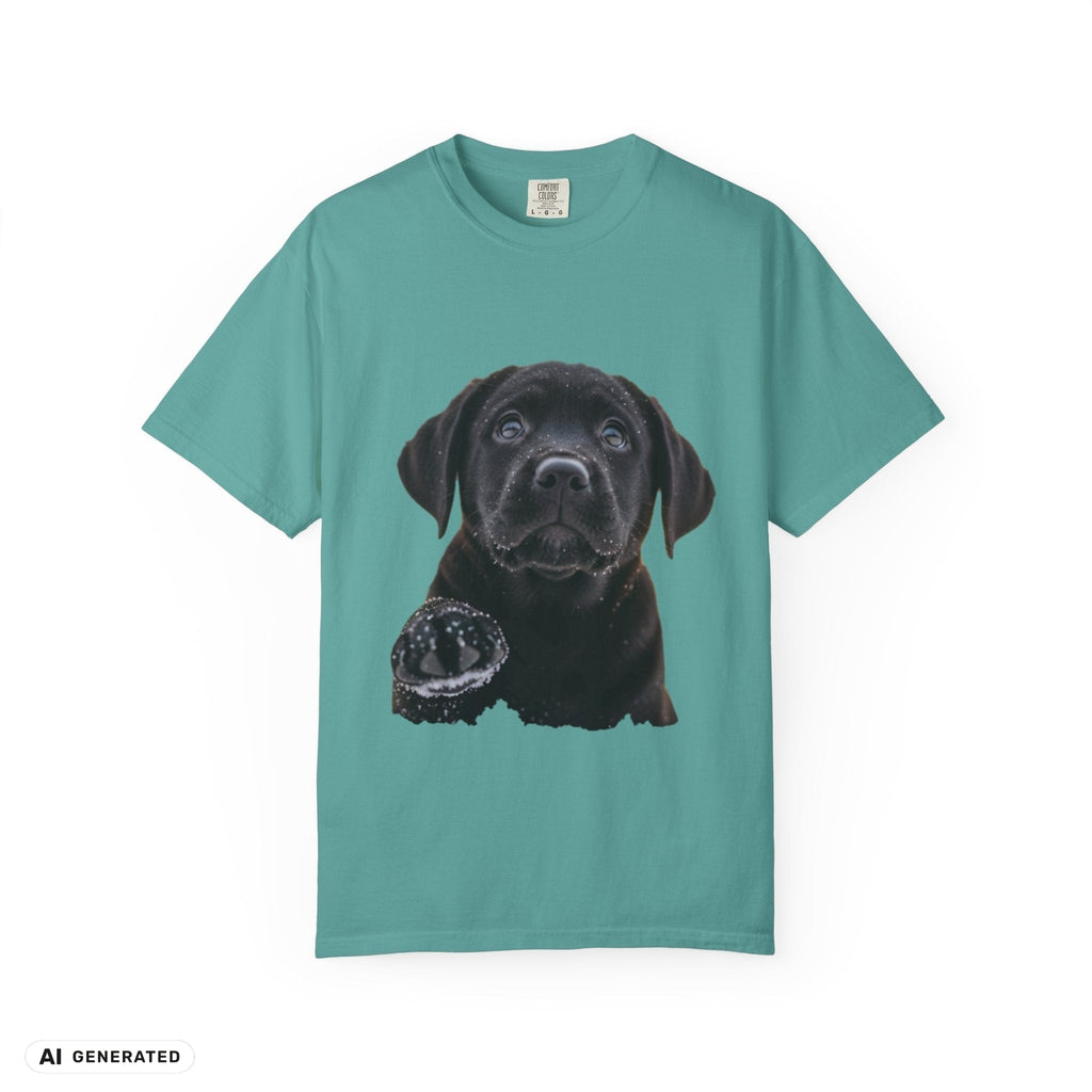Labrador Welpe T-Shirt – Hunde-Grafik-Tee | musikworlds Artist Collection – AI GENERATED / KI-GENERIERT