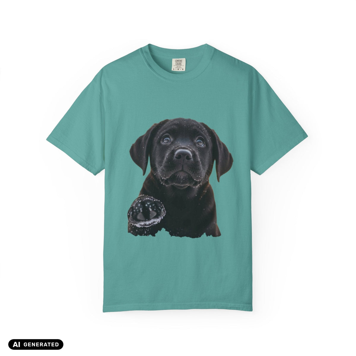 Labrador Welpe T-Shirt – Hunde-Grafik-Tee | musikworlds Artist Collection – AI GENERATED / KI-GENERIERT