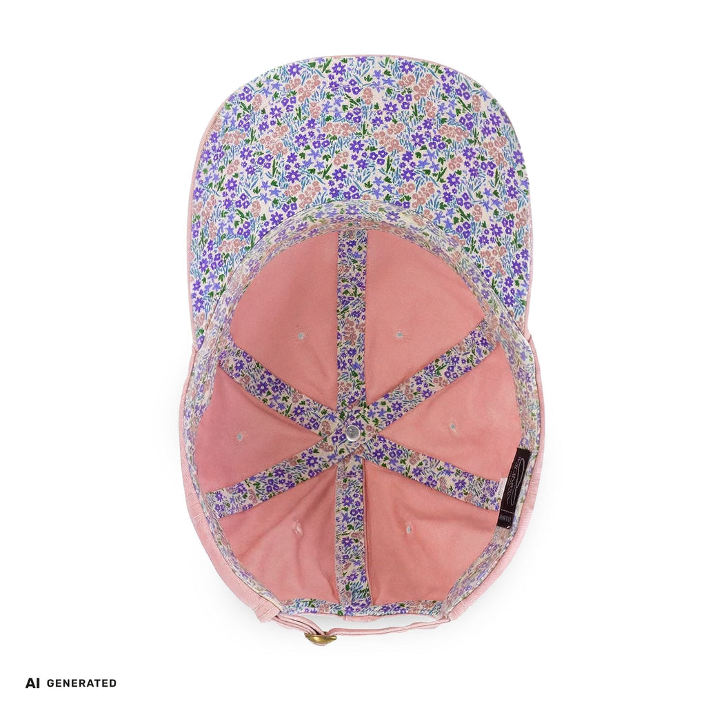 Vintage Damen Cap Schmetterling – Verstellbare Boho-Mütze | musikworlds Artist Collection – AI GENERATED / KI-GENERIERT
