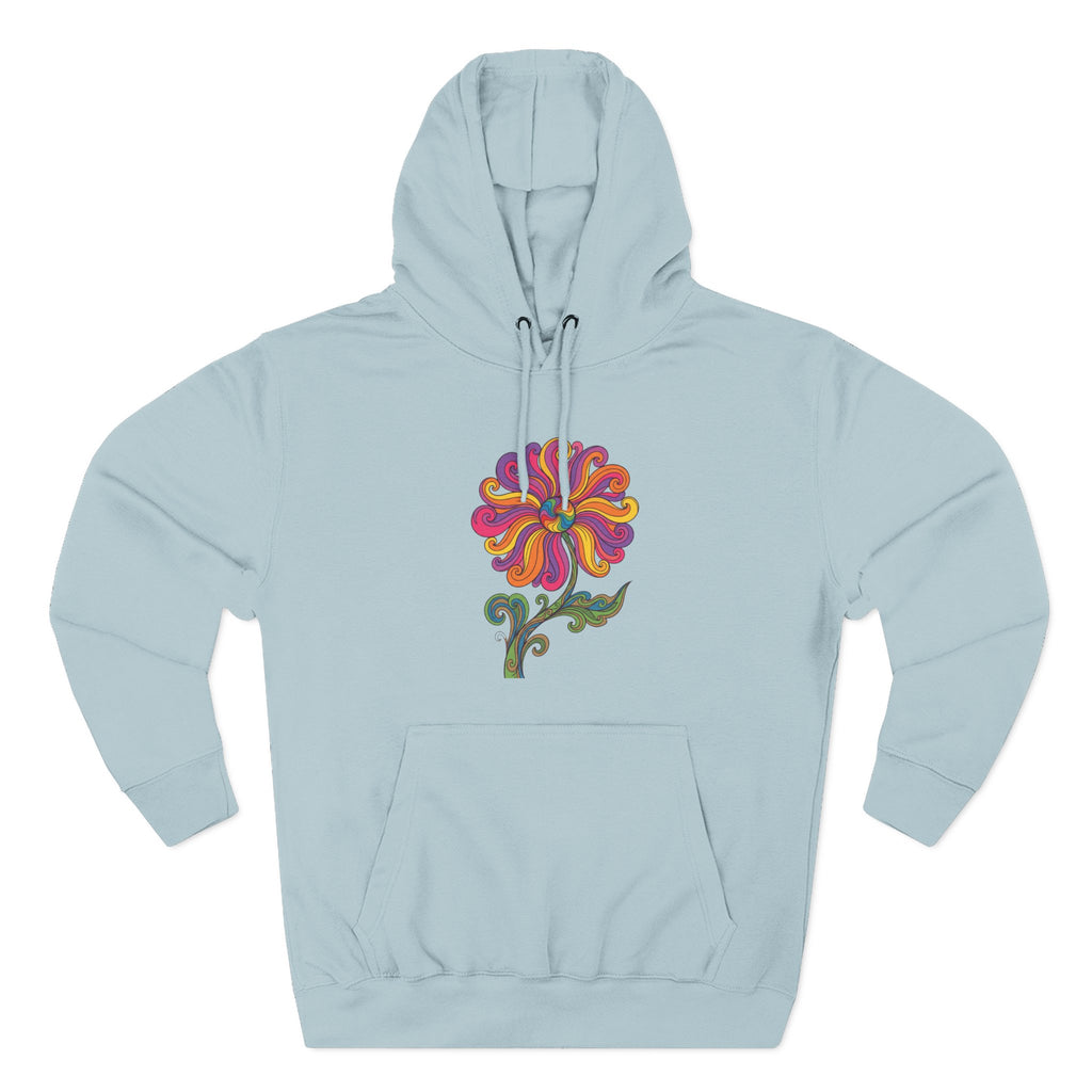 Three-Panel Fleece Hoodie