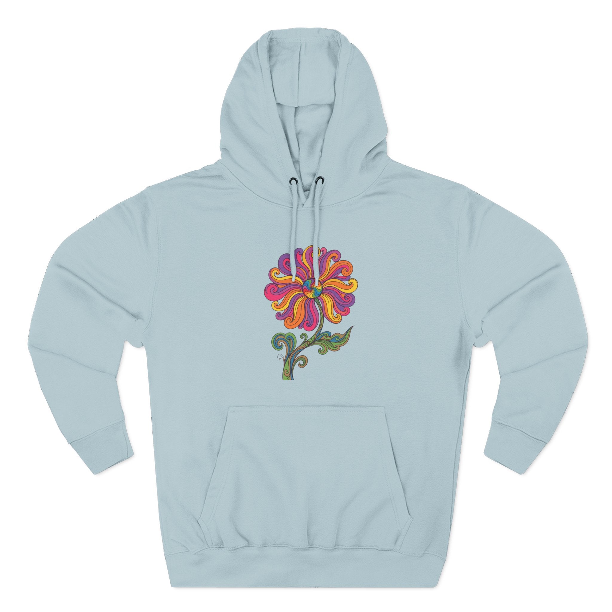 Three-Panel Fleece Hoodie