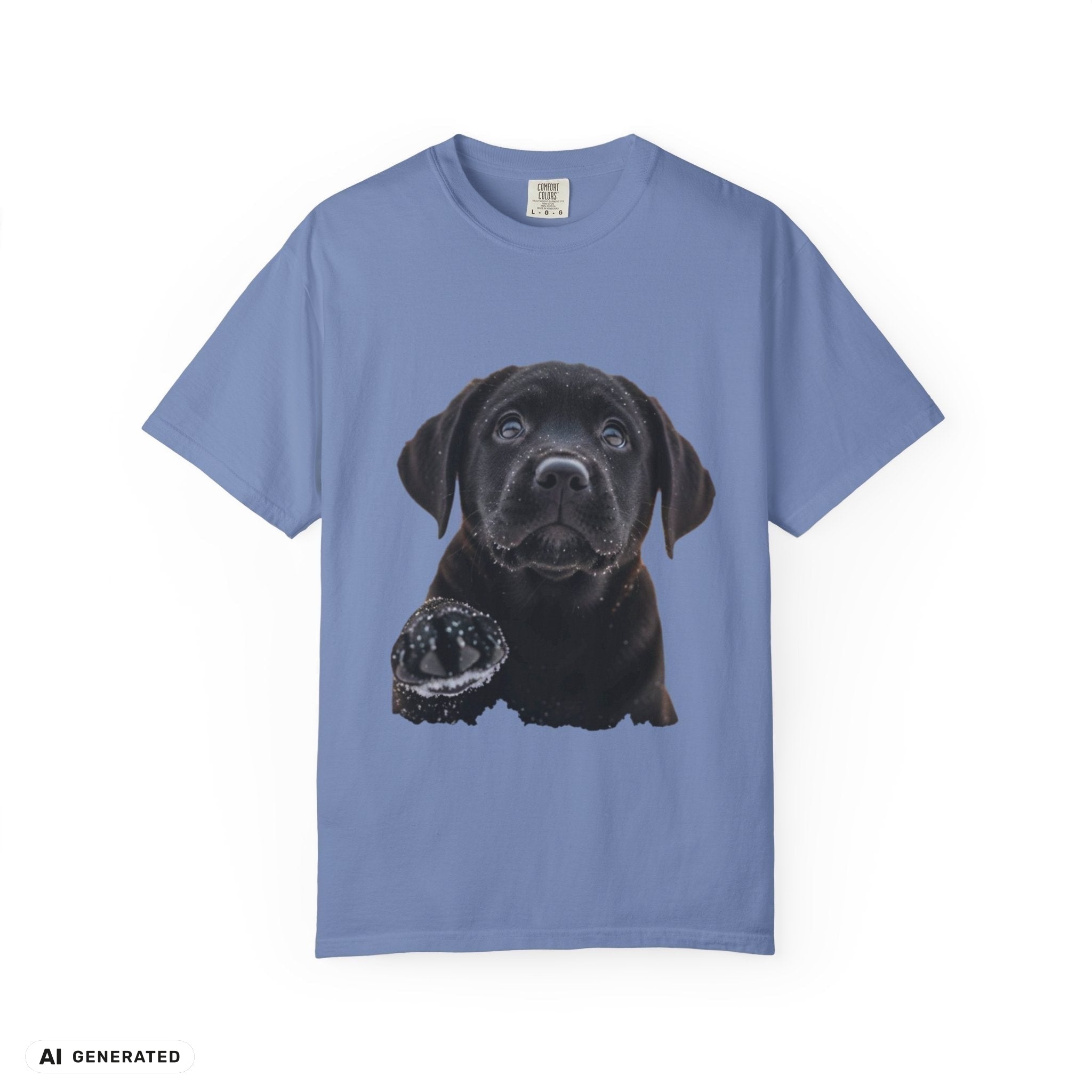 Labrador Welpe T-Shirt – Hunde-Grafik-Tee | musikworlds Artist Collection – AI GENERATED / KI-GENERIERT