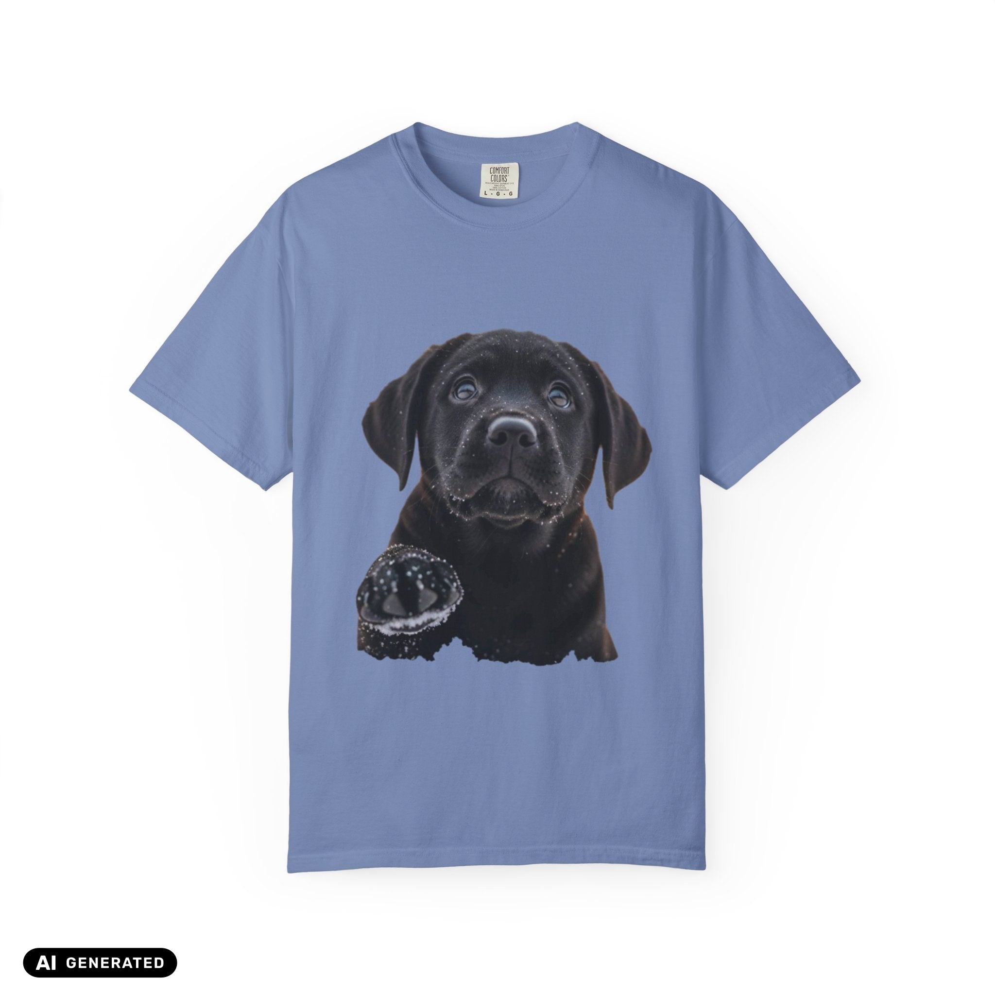Labrador Welpe T-Shirt – Hunde-Grafik-Tee | musikworlds Artist Collection – AI GENERATED / KI-GENERIERT