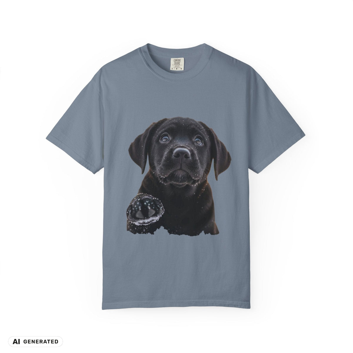 Labrador Welpe T-Shirt – Hunde-Grafik-Tee | musikworlds Artist Collection – AI GENERATED / KI-GENERIERT