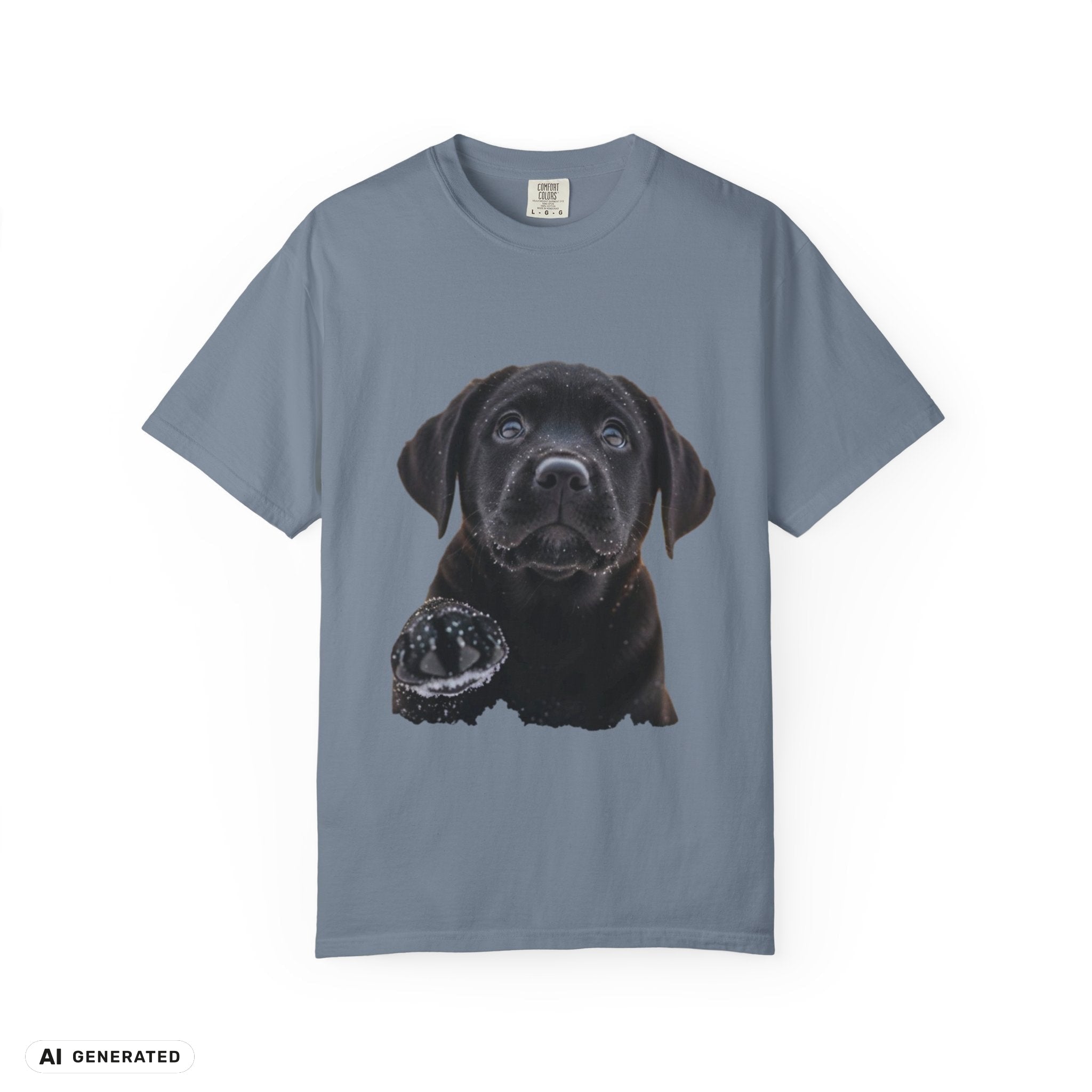 Labrador Welpe T-Shirt – Hunde-Grafik-Tee | musikworlds Artist Collection – AI GENERATED / KI-GENERIERT