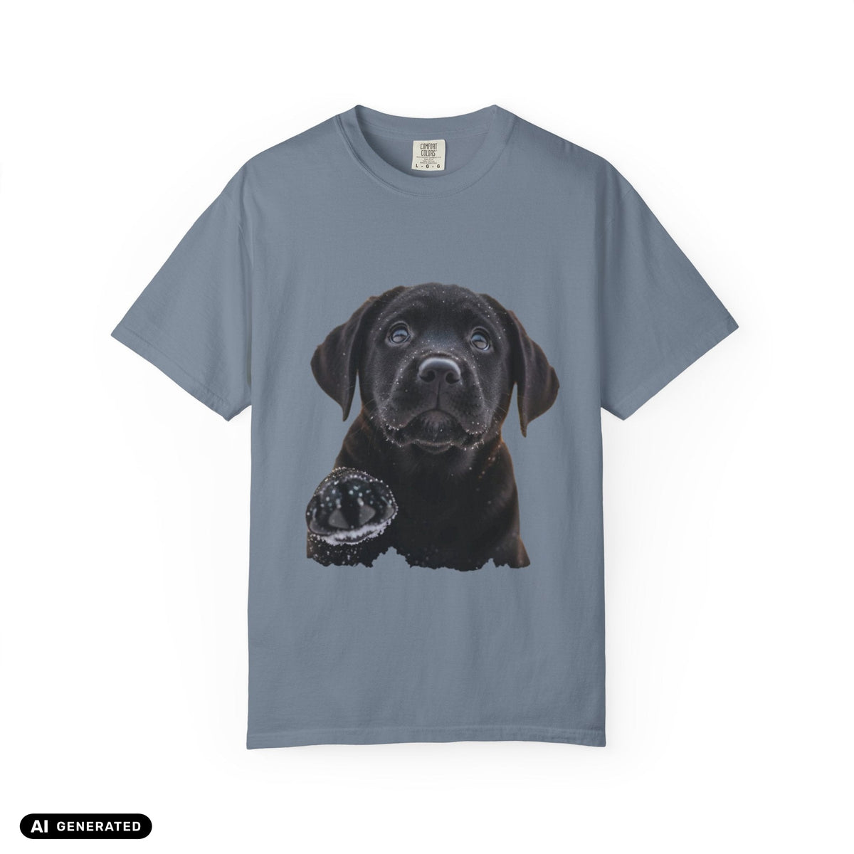Labrador Welpe T-Shirt – Hunde-Grafik-Tee | musikworlds Artist Collection – AI GENERATED / KI-GENERIERT
