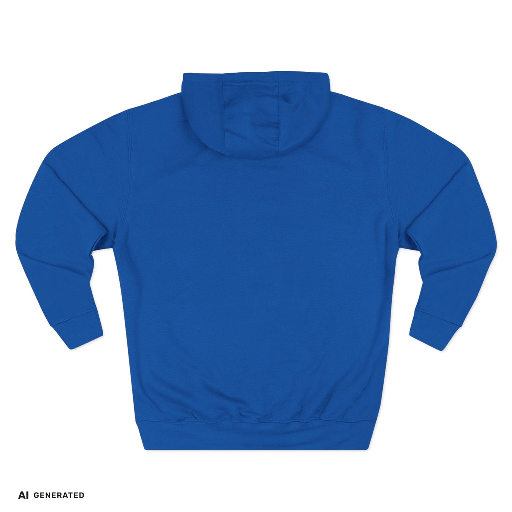 Three-Panel Fleece Hoodie – Kuscheliger Kapuzenpullover | musikworlds Artist Collection – AI GENERATED / KI-GENERIERT