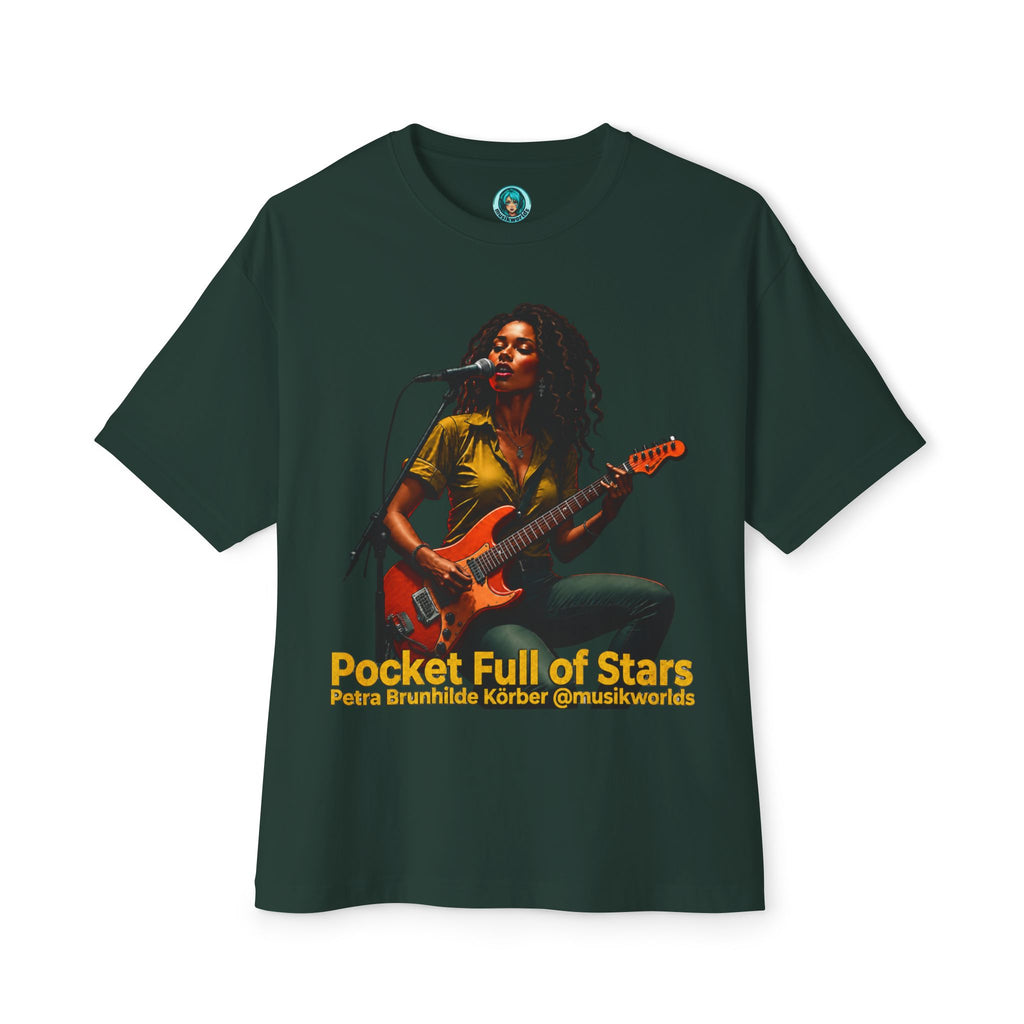 Pocket Full of Stars – T-Shirt mit Album-Cover-Print für Musikfans | musikworlds Artist Collection
