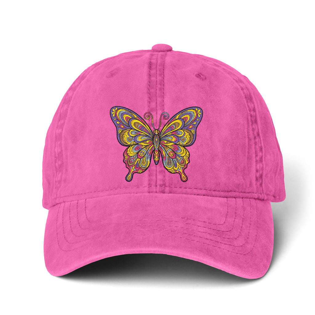 Women's Pigment-Dyed Cap with Fashion Undervisor (Embroidery)