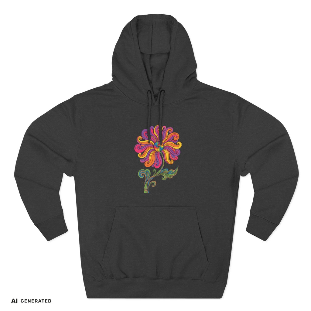 Three-Panel Fleece Hoodie – Kuscheliger Kapuzenpullover | musikworlds Artist Collection – AI GENERATED / KI-GENERIERT