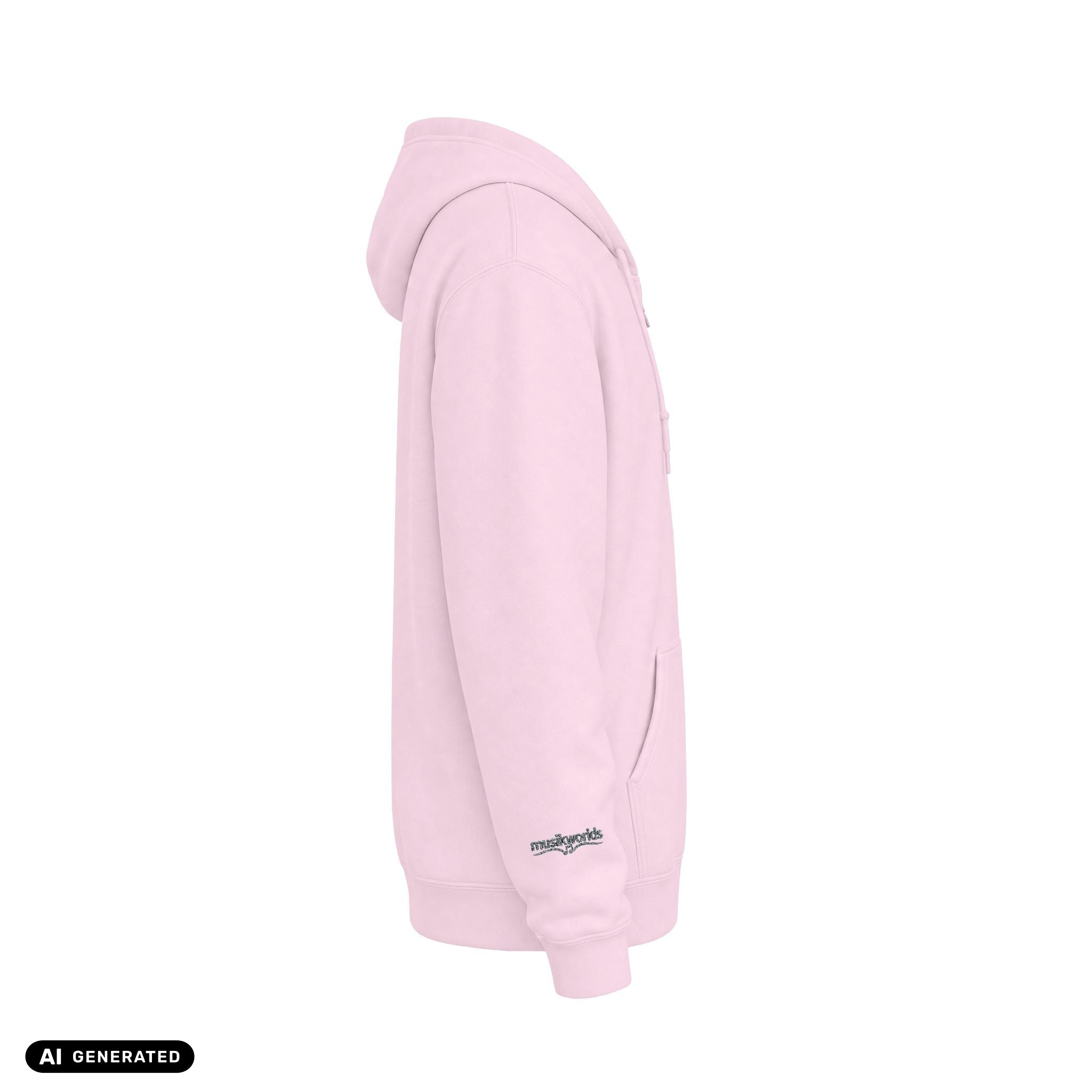 Zip Hoodie | musikworlds – AI GENERATED / KI-GENERIERT