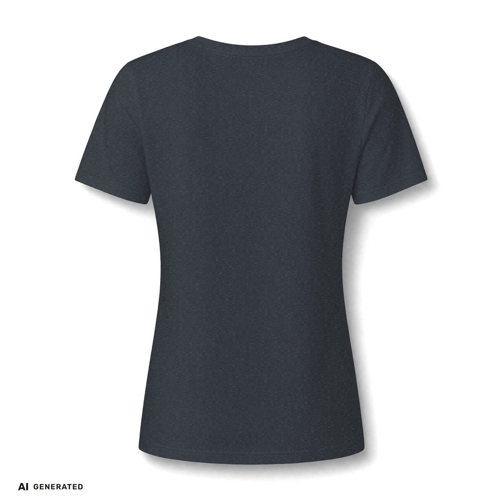 Peace & Love Sunflower Tee – Retro Boho V-Neck Damen | musikworlds Artist Collection – AI GENERATED / KI-GENERIERT