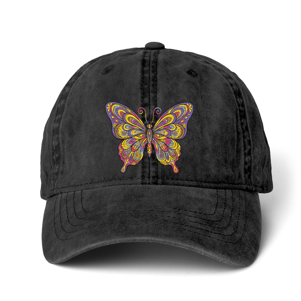 Women's Pigment-Dyed Cap with Fashion Undervisor (Embroidery)