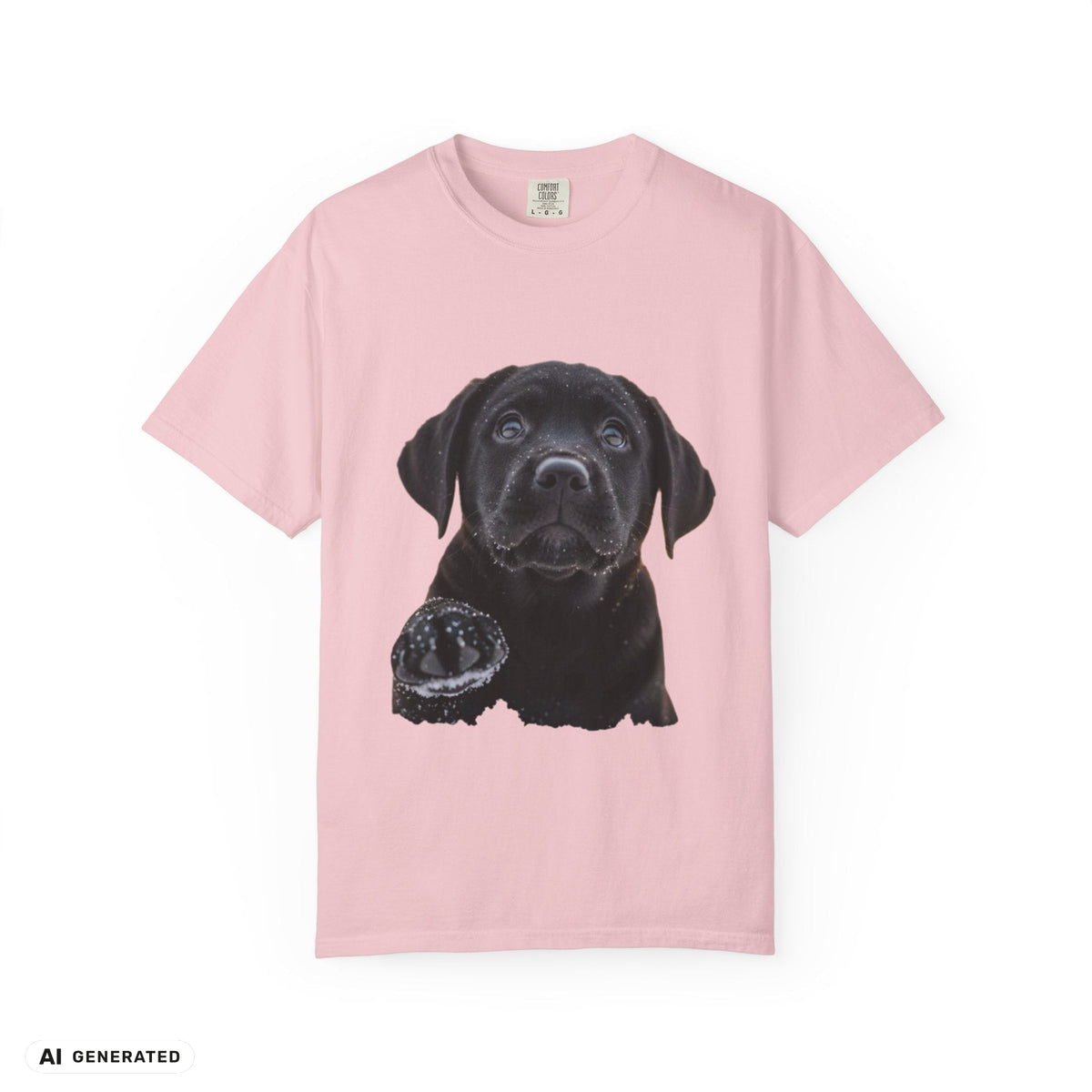 Labrador Welpe T-Shirt – Hunde-Grafik-Tee | musikworlds Artist Collection – AI GENERATED / KI-GENERIERT