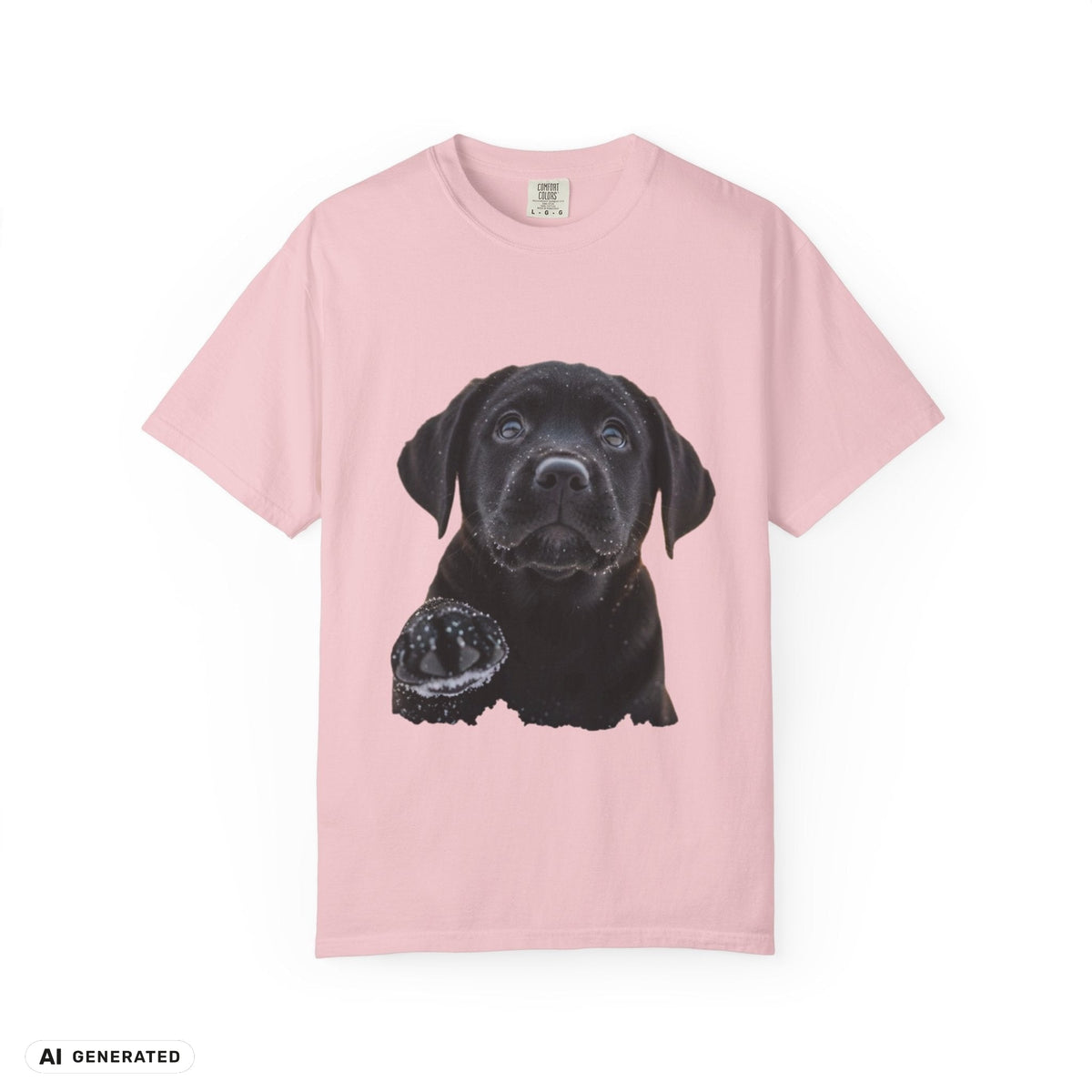 Labrador Welpe T-Shirt – Hunde-Grafik-Tee | musikworlds Artist Collection – AI GENERATED / KI-GENERIERT