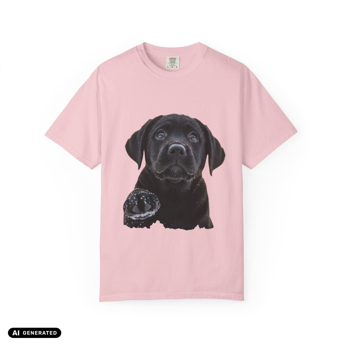Labrador Welpe T-Shirt – Hunde-Grafik-Tee | musikworlds Artist Collection – AI GENERATED / KI-GENERIERT