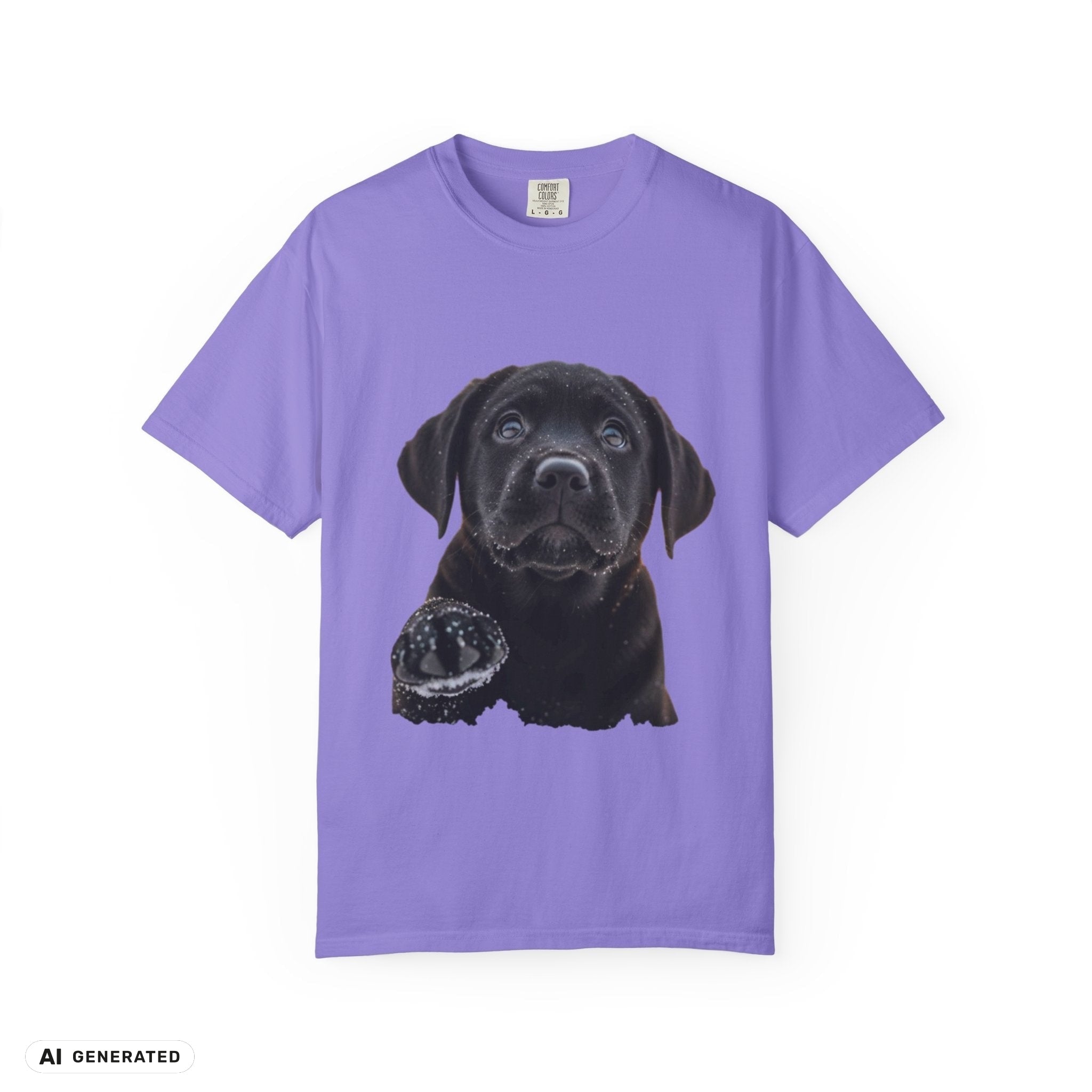 Labrador Welpe T-Shirt – Hunde-Grafik-Tee | musikworlds Artist Collection – AI GENERATED / KI-GENERIERT