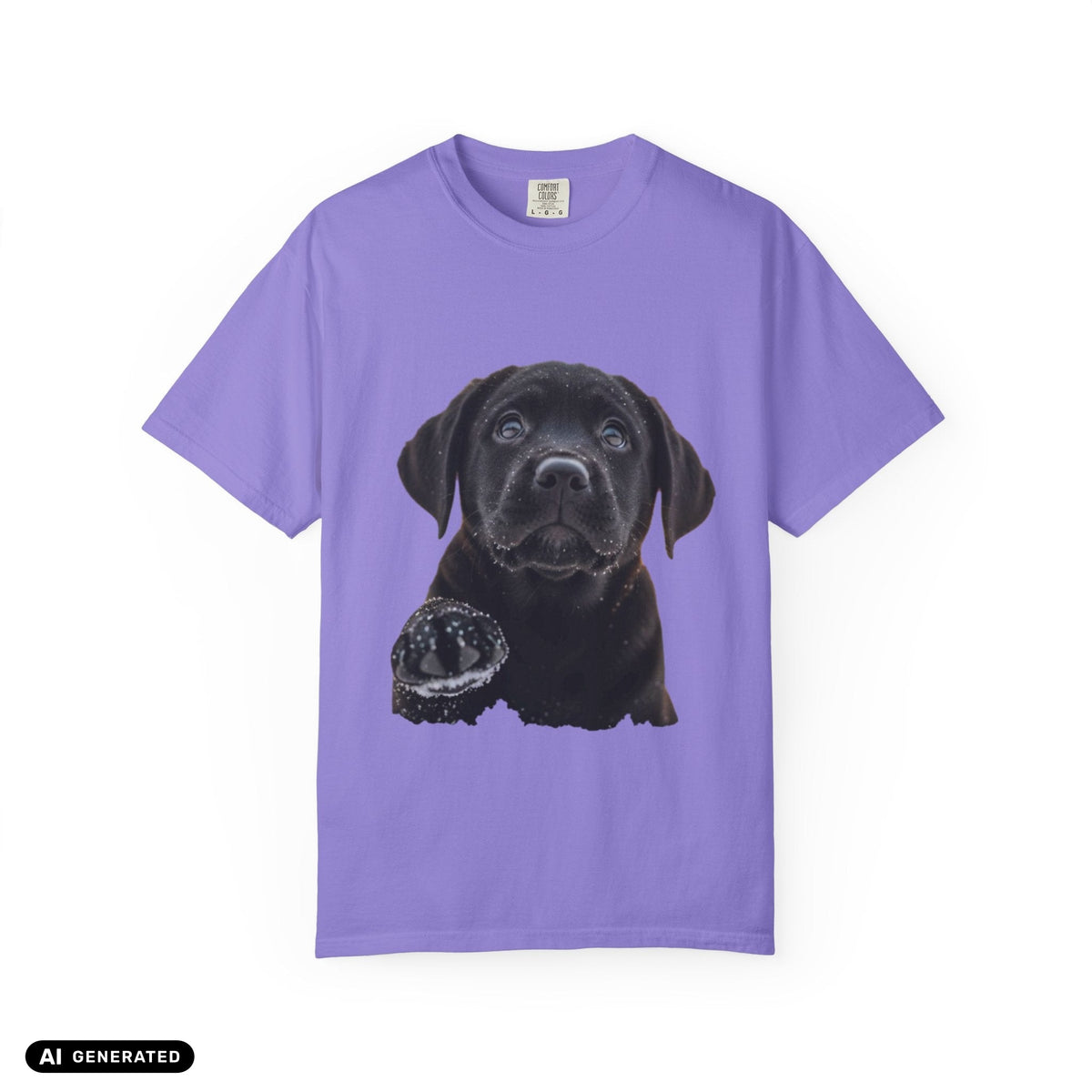 Labrador Welpe T-Shirt – Hunde-Grafik-Tee | musikworlds Artist Collection – AI GENERATED / KI-GENERIERT
