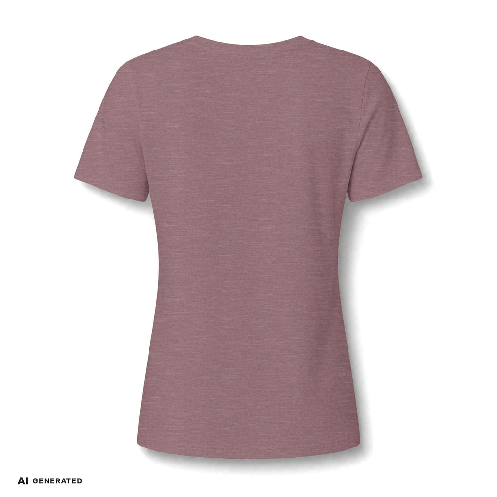 Peace & Love Sunflower Tee – Retro Boho V-Neck Damen | musikworlds Artist Collection – AI GENERATED / KI-GENERIERT