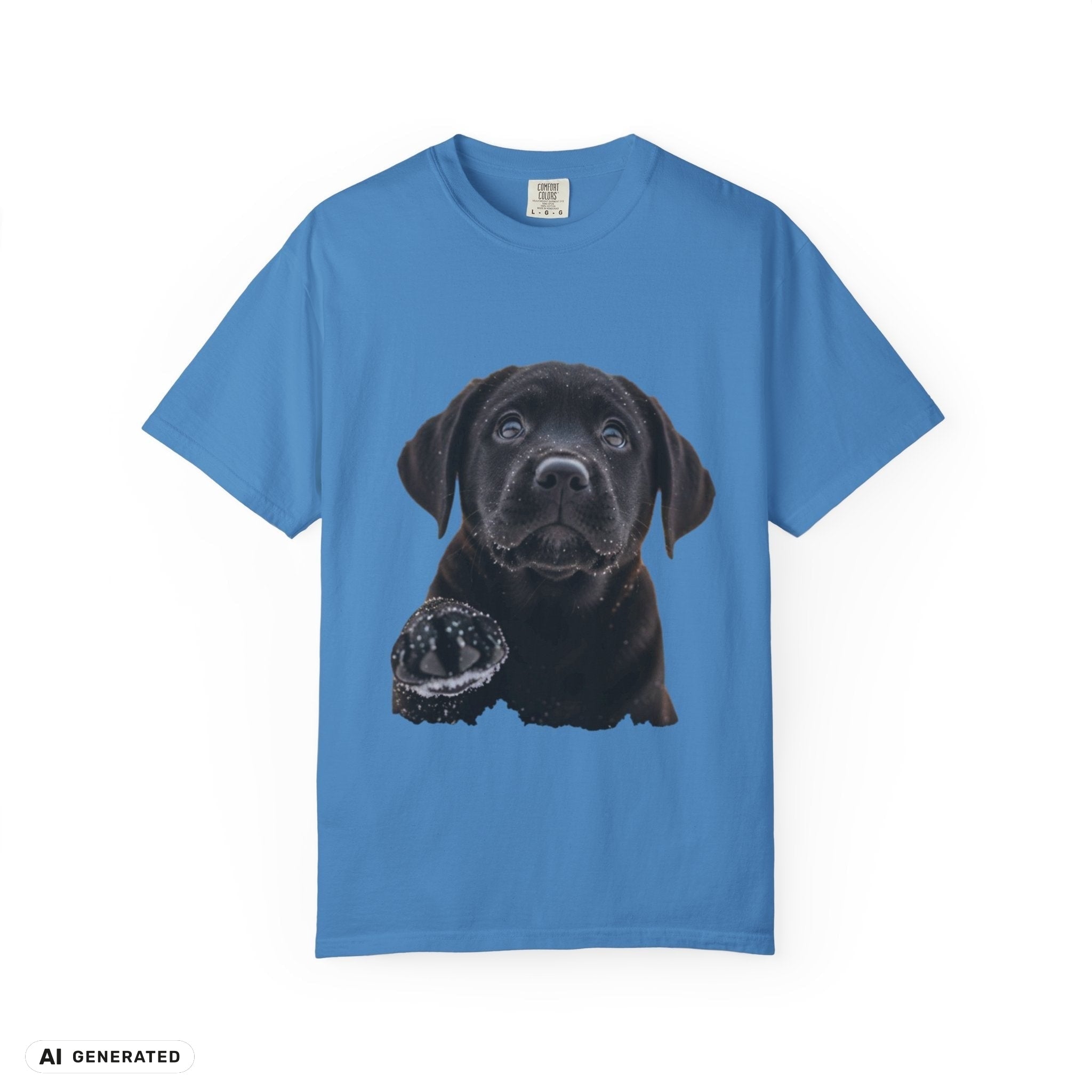 Labrador Welpe T-Shirt – Hunde-Grafik-Tee | musikworlds Artist Collection – AI GENERATED / KI-GENERIERT
