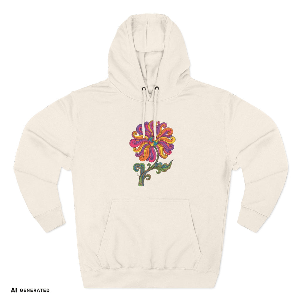 Three-Panel Fleece Hoodie – Kuscheliger Kapuzenpullover | musikworlds Artist Collection – AI GENERATED / KI-GENERIERT