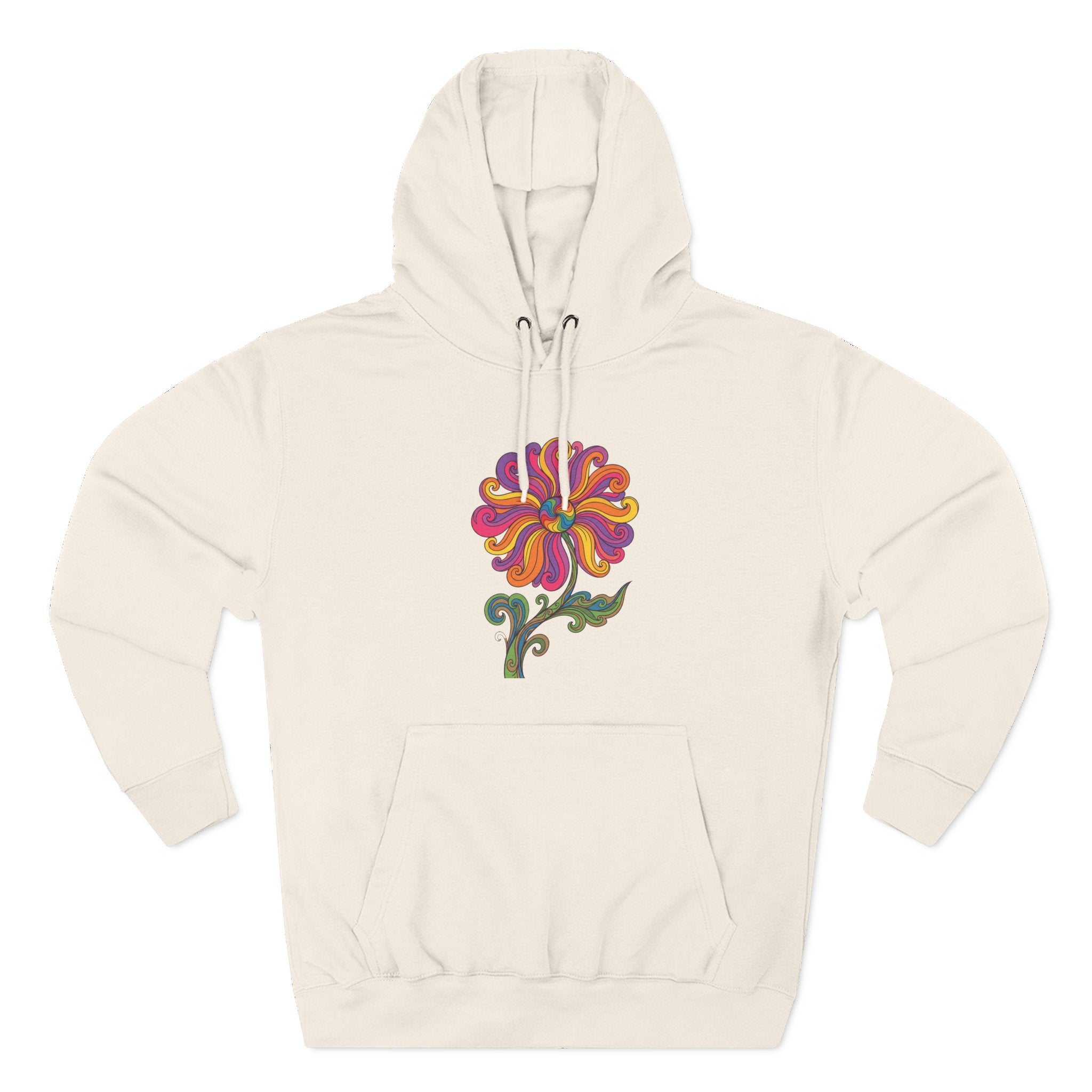 Three-Panel Fleece Hoodie