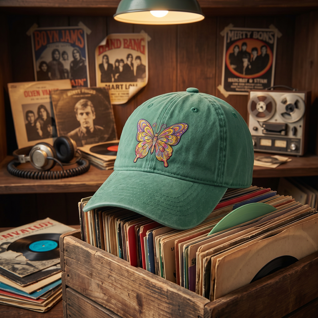 Women's Pigment-Dyed Cap with Fashion Undervisor (Embroidery)