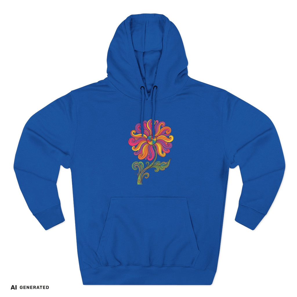 Three-Panel Fleece Hoodie – Kuscheliger Kapuzenpullover | musikworlds Artist Collection – AI GENERATED / KI-GENERIERT