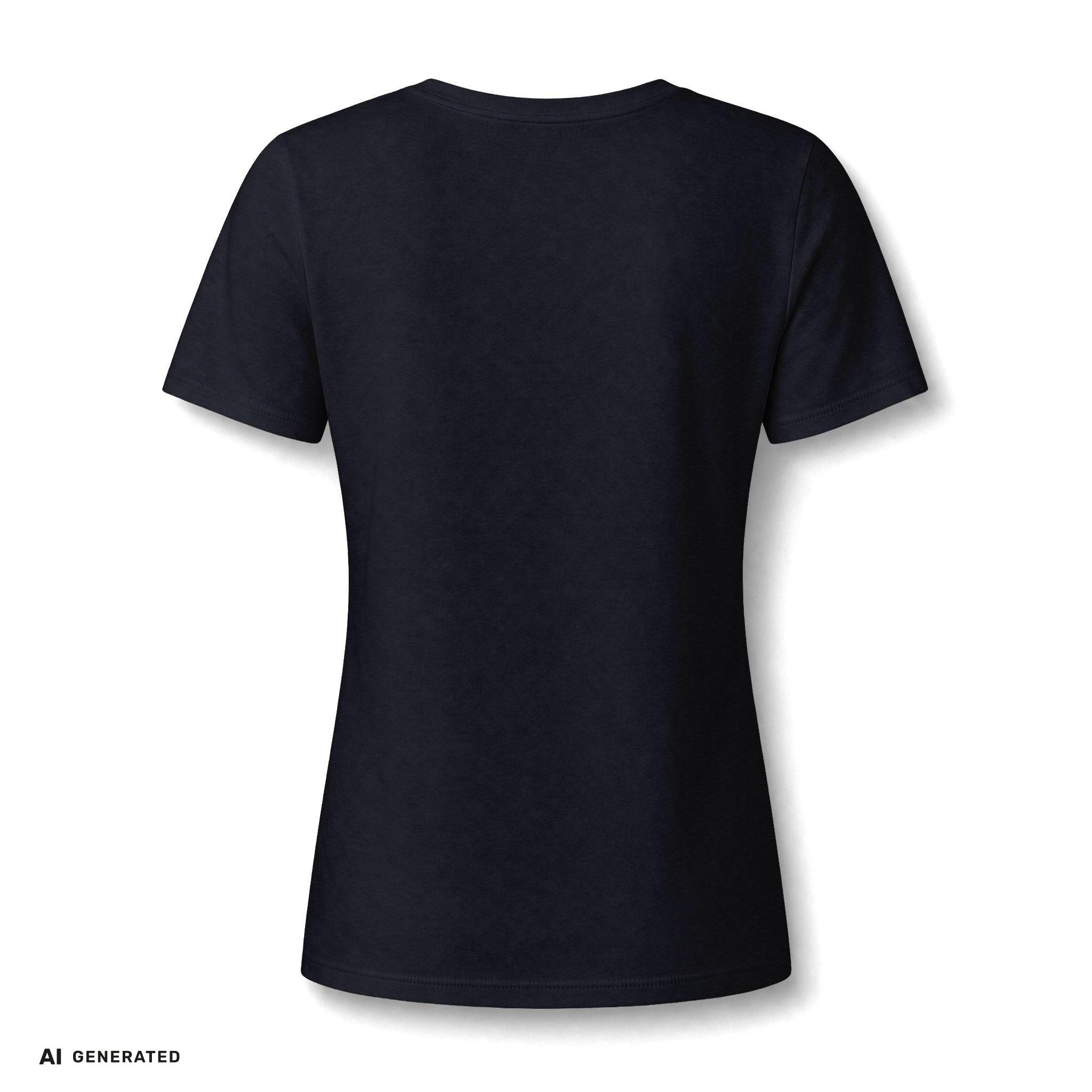 Damen V-Neck Butterfly Tee – Buntes Boho Schmetterlings-Shirt | musikworlds Artist Collection – AI GENERATED / KI-GENERIERT
