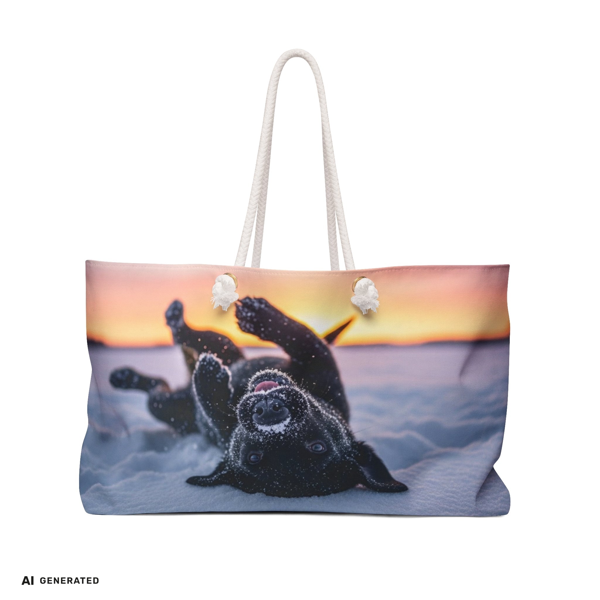 Labrador Weekender Bag – Hunde-Reisetasche für Hundeliebhaber | musikworlds Artist Collection – AI GENERATED / KI-GENERIERT