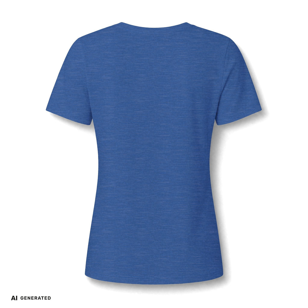 Peace & Love Sunflower Tee – Retro Boho V-Neck Damen | musikworlds Artist Collection – AI GENERATED / KI-GENERIERT