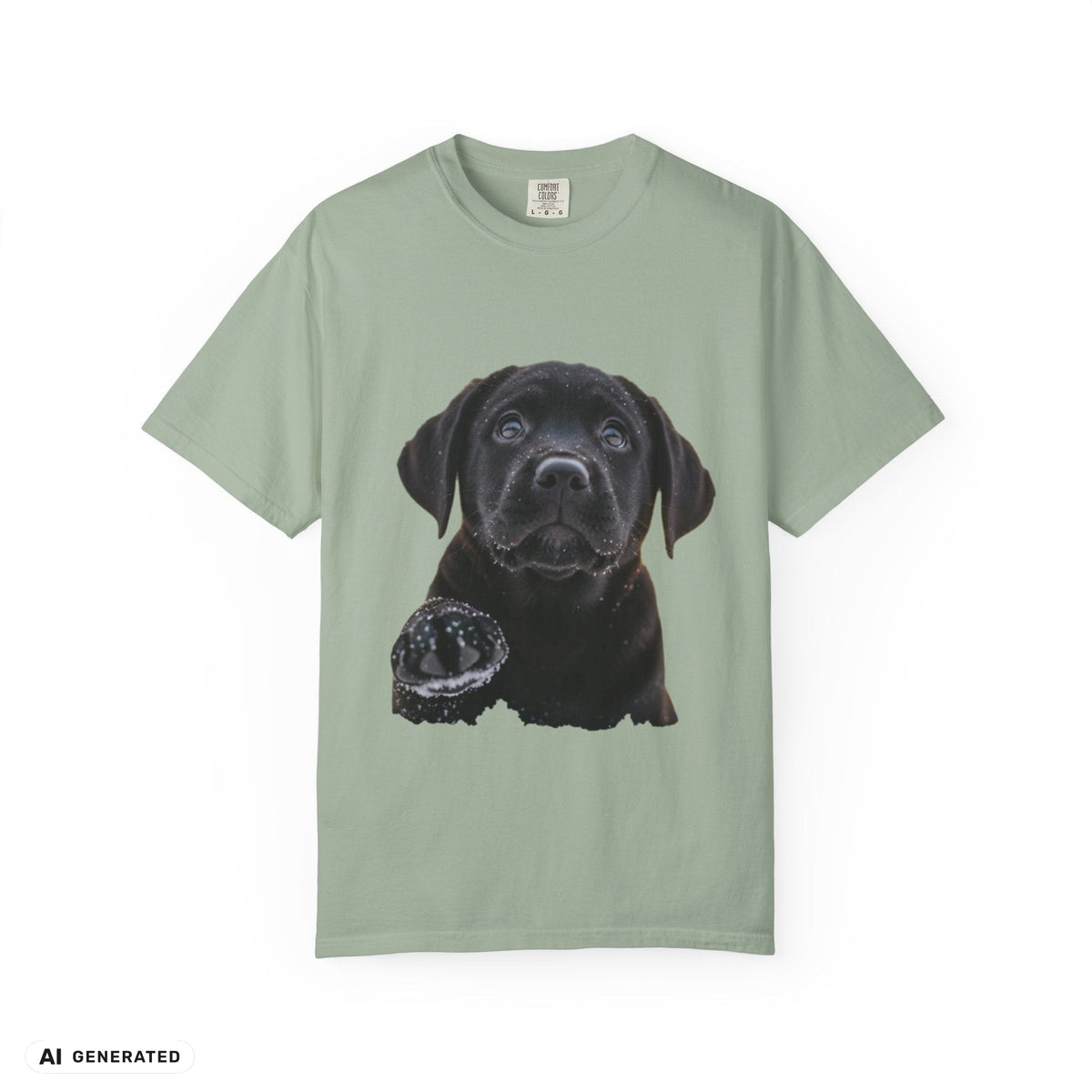 Labrador Welpe T-Shirt – Hunde-Grafik-Tee | musikworlds Artist Collection – AI GENERATED / KI-GENERIERT