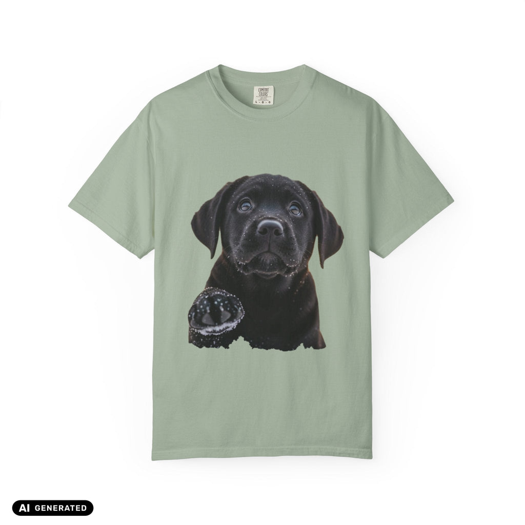 Labrador Welpe T-Shirt – Hunde-Grafik-Tee | musikworlds Artist Collection – AI GENERATED / KI-GENERIERT