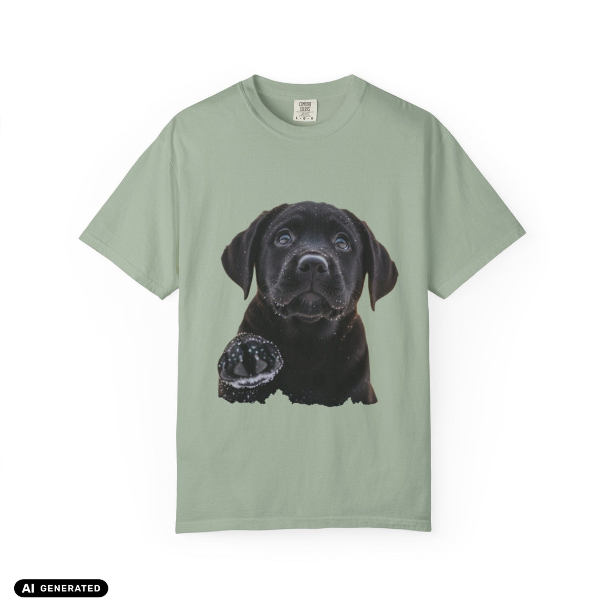 Labrador Welpe T-Shirt – Hunde-Grafik-Tee | musikworlds Artist Collection – AI GENERATED / KI-GENERIERT