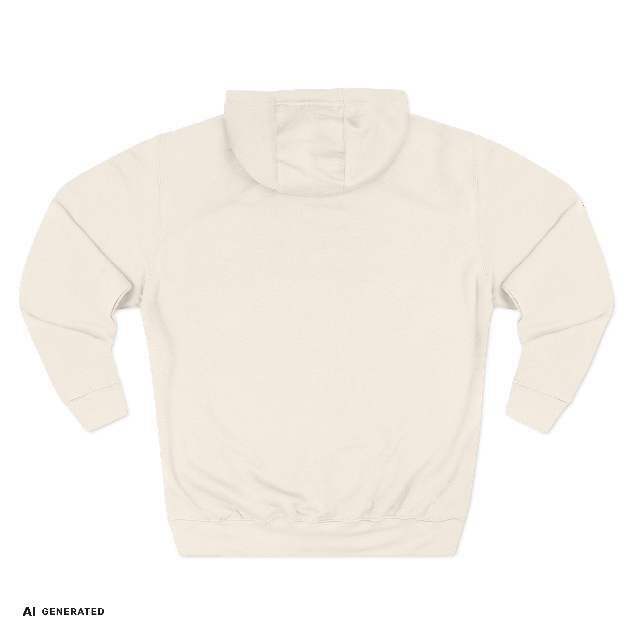 Three-Panel Fleece Hoodie – Kuscheliger Kapuzenpullover | musikworlds Artist Collection – AI GENERATED / KI-GENERIERT