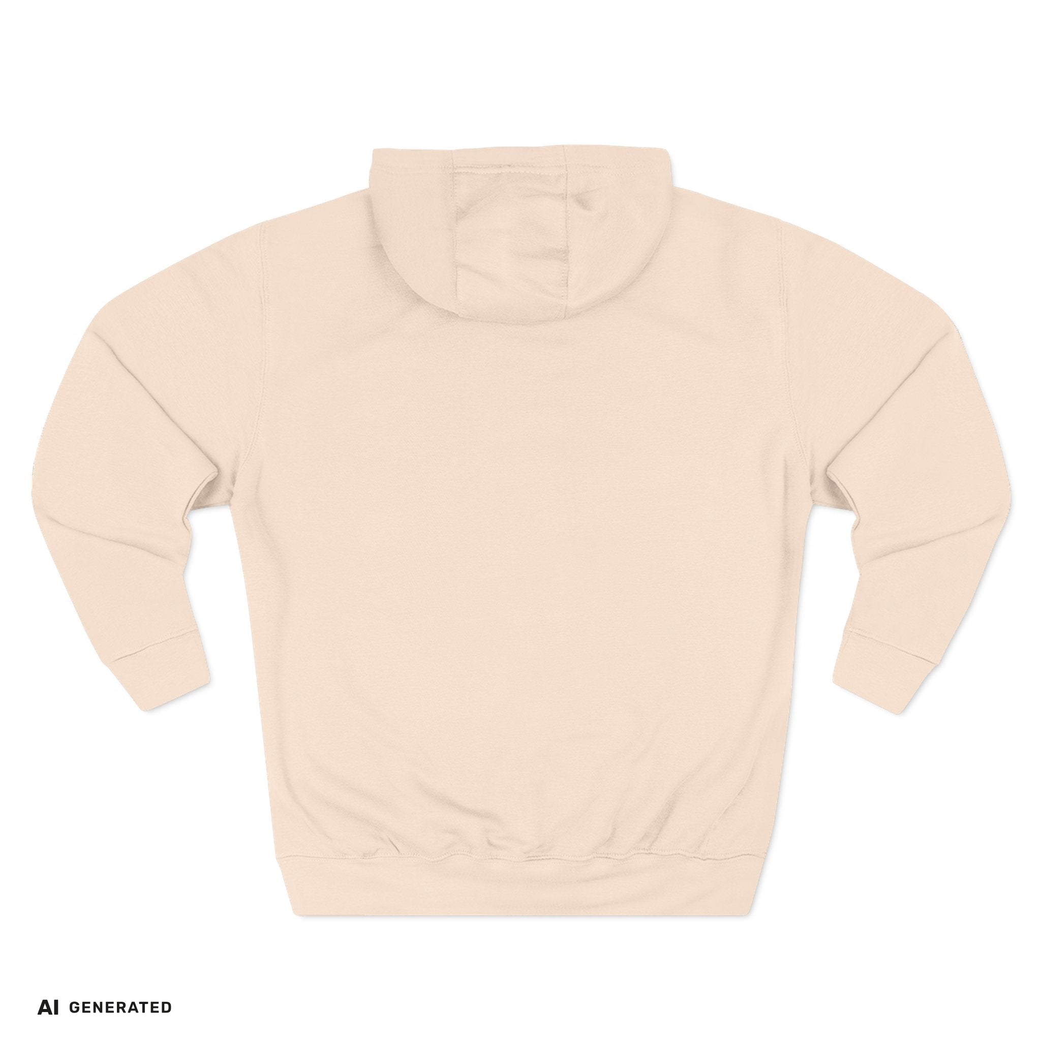 Three-Panel Fleece Hoodie – Kuscheliger Kapuzenpullover | musikworlds Artist Collection – AI GENERATED / KI-GENERIERT