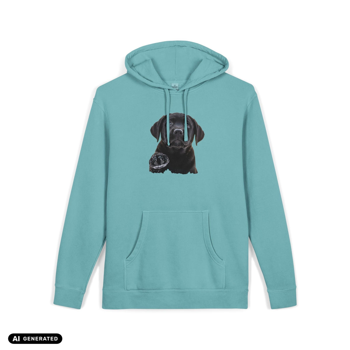 Labrador Welpe Hoodie| musikworlds Artist Collection – AI GENERATED / KI-GENERIERT