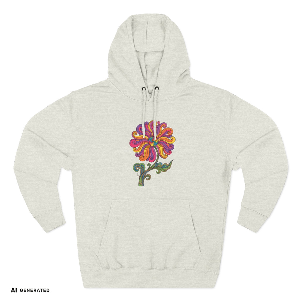 Three-Panel Fleece Hoodie – Kuscheliger Kapuzenpullover | musikworlds Artist Collection – AI GENERATED / KI-GENERIERT