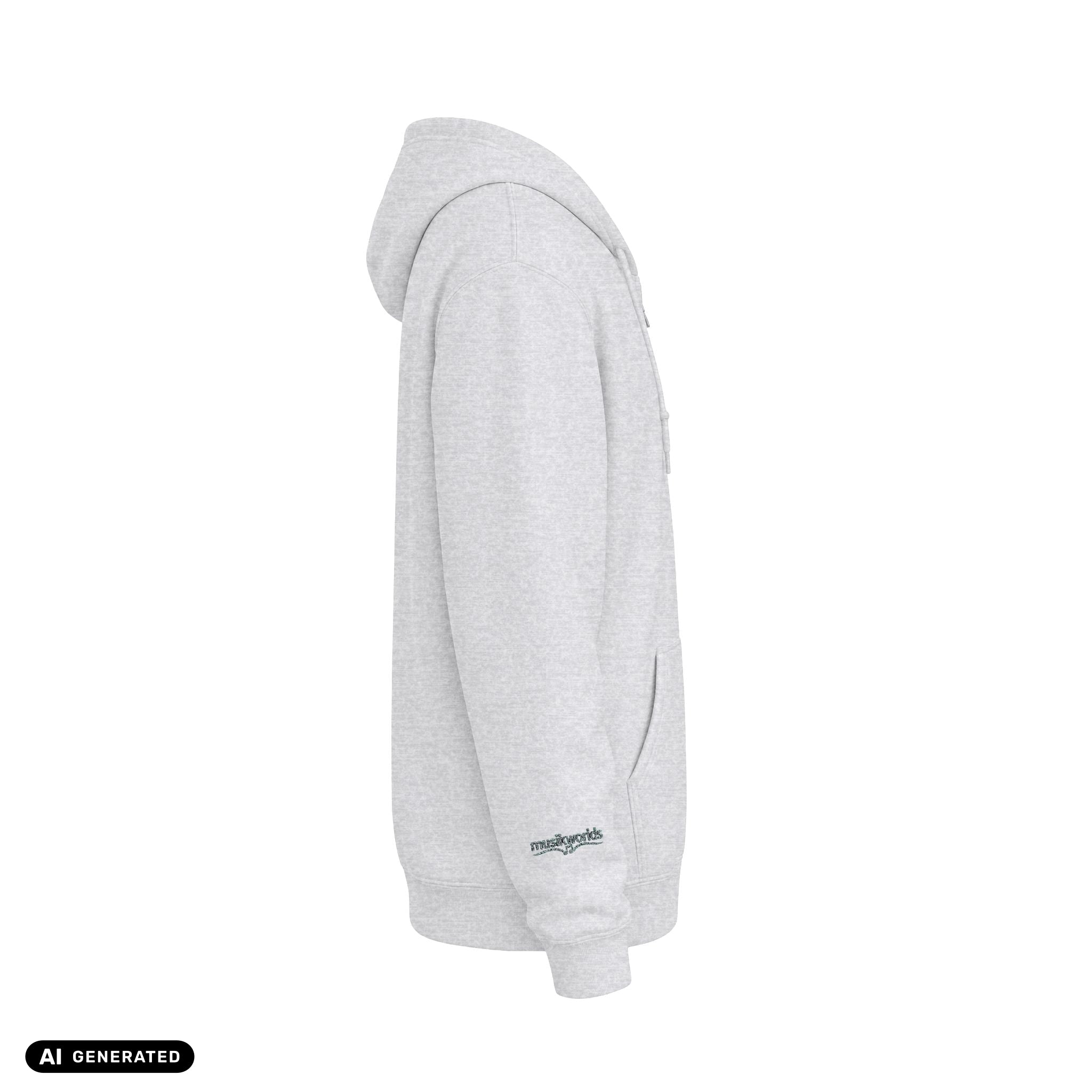 Zip Hoodie | musikworlds – AI GENERATED / KI-GENERIERT