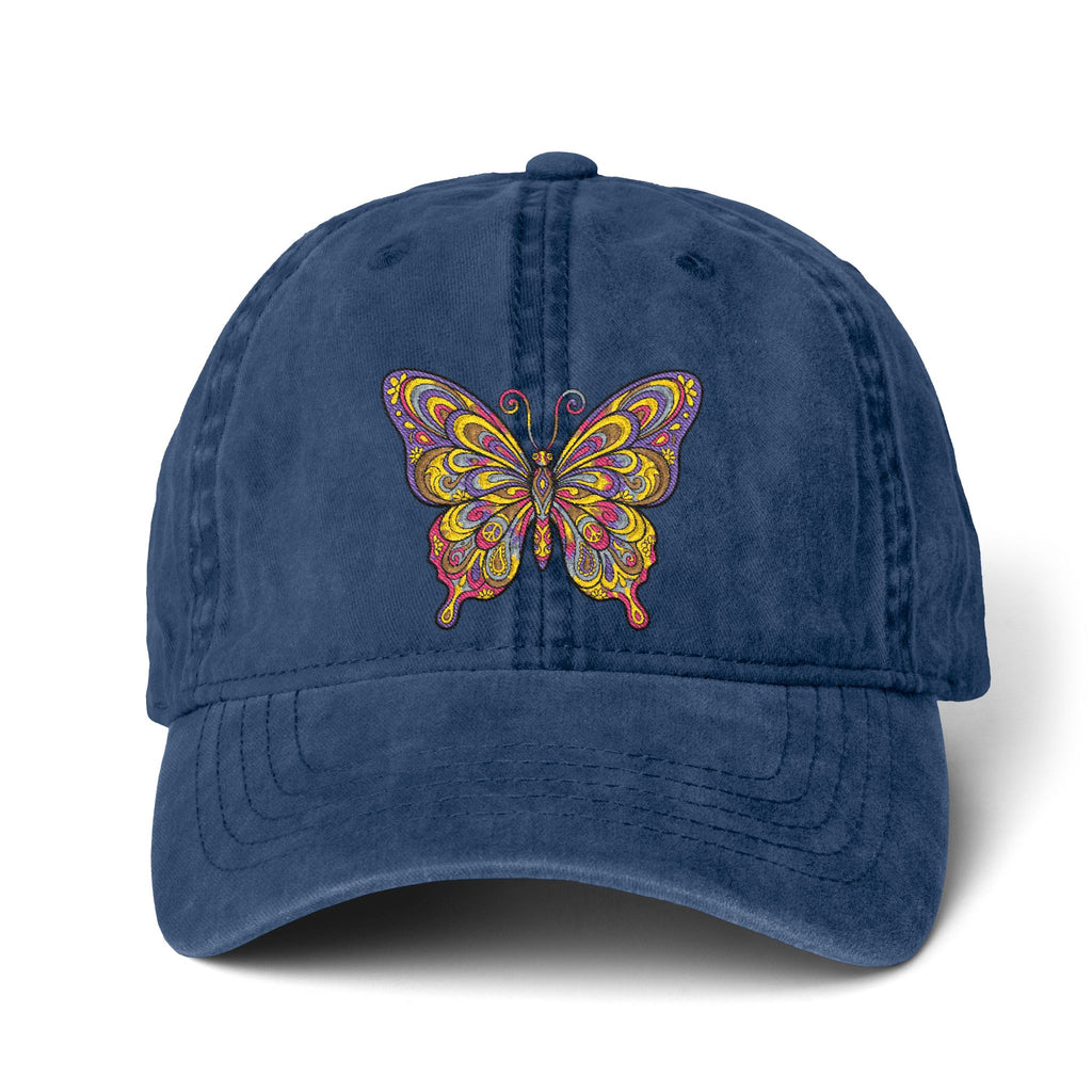 Women's Pigment-Dyed Cap with Fashion Undervisor (Embroidery)