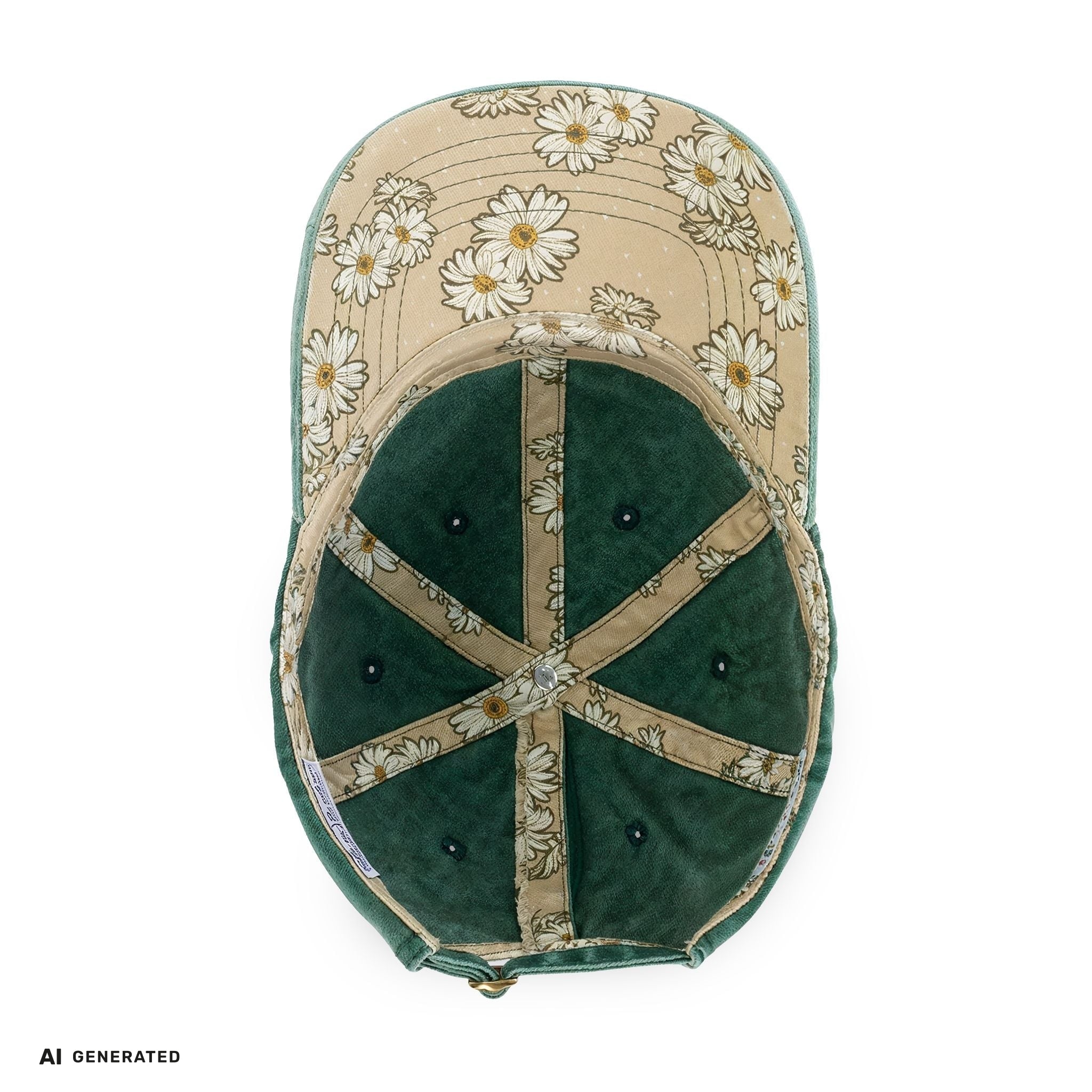 Vintage Damen Cap Schmetterling – Verstellbare Boho-Mütze | musikworlds Artist Collection – AI GENERATED / KI-GENERIERT